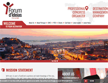 Tablet Screenshot of forumdideias.com